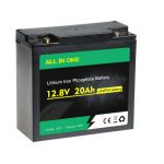 නැවත ආරෝපණය කළ හැකි ගැඹුරු සයිකල් Lifepo4 12V 20AH ලිතියම් අයන බැටරි ඇසුරුම OEM
