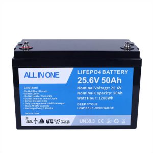 25.6V 100Ah Lithium-Ion Lifepo4 බැටරි ඇසුරුම නැවත ආරෝපණය කළ හැකි ලිතියම් අයන බැටරිය