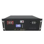 6000 සයිකල් 48V 100Ah 5Kwh RS48 LiFePo4 සූර්ය බැටරිය 5U කැබිනට්