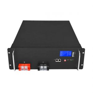 සූර්‍ය බලශක්ති ගබඩා පද්ධති සඳහා අධි බලැති ලිතියම් අයන බැටරි 48V 50Ah LiFePO4