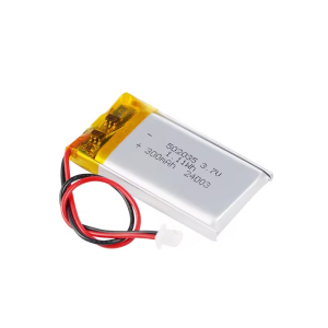 OEM Custom 502035 300mAh 1.11Wh නැවත ආරෝපණය කළ හැකි Lipo බැටරිය