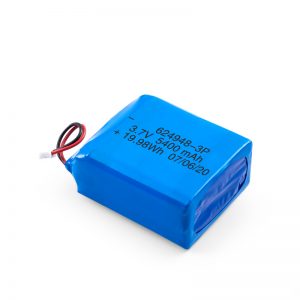 LiPO නැවත ආරෝපණය කළ හැකි බැටරි 624948 3.7V 1800mAH / 3.7V 5400mAH