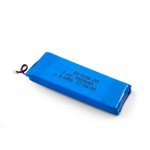 LiPO නැවත ආරෝපණය කළ හැකි බැටරි 651648 3.7V 460mAh / 3.7V 920mAH / 7.4V 460mAH