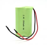 NiMH නැවත ආරෝපණය කළ හැකි බැටරි AA1500mAh 2.4V