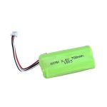 NiMH නැවත ආරෝපණය කළ හැකි බැටරි AA700 2.4V