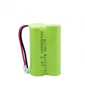 NiMH නැවත ආරෝපණය කළ හැකි බැටරි AA1800mAh 2.4V